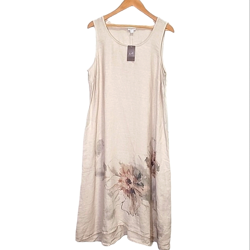 Pure J.Jill 100% Linen dress size L
